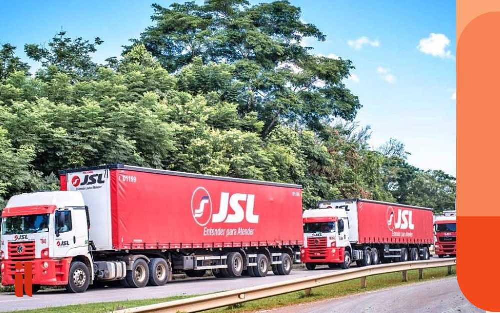Frota de caminhões JSL
